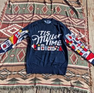 Miller Lite Christmas Sweater
